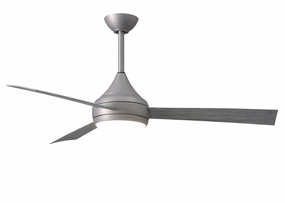 Donaire 52"Ceiling Fan Brushed Stainless compact medium fans for desks and counters