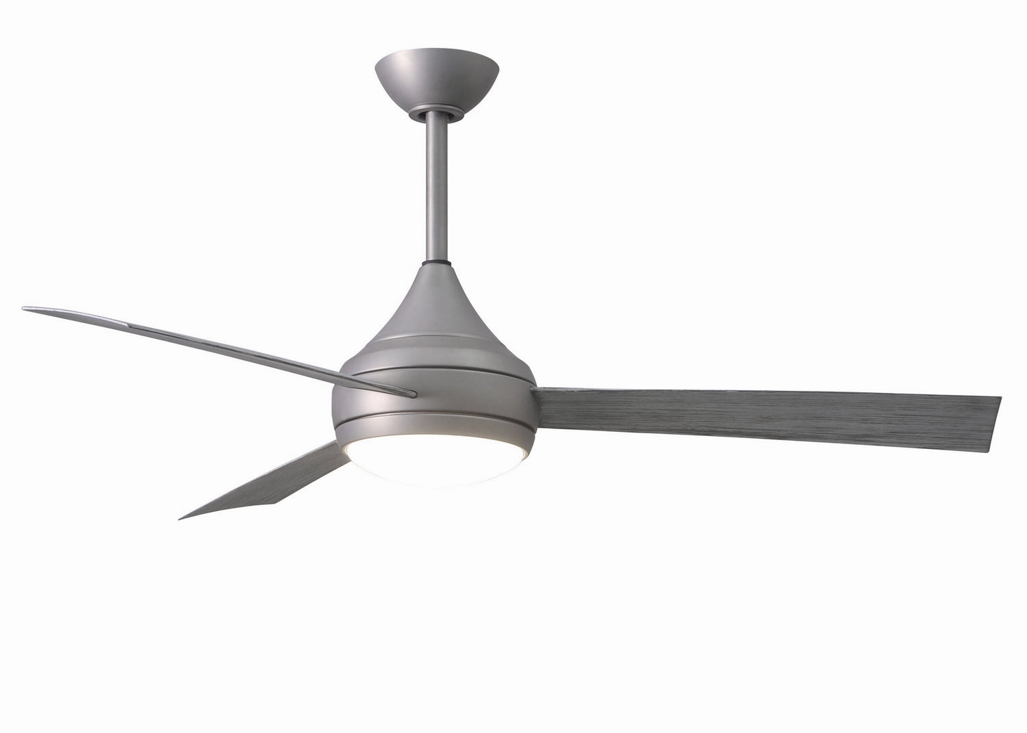 Donaire 52"Ceiling Fan Brushed Stainless compact medium fans for desks and counters
