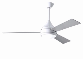 Donaire 52"Ceiling Fan Gloss White affordable medium fans for summer