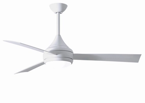 Donaire 52"Ceiling Fan Gloss White versatile medium fans for any space