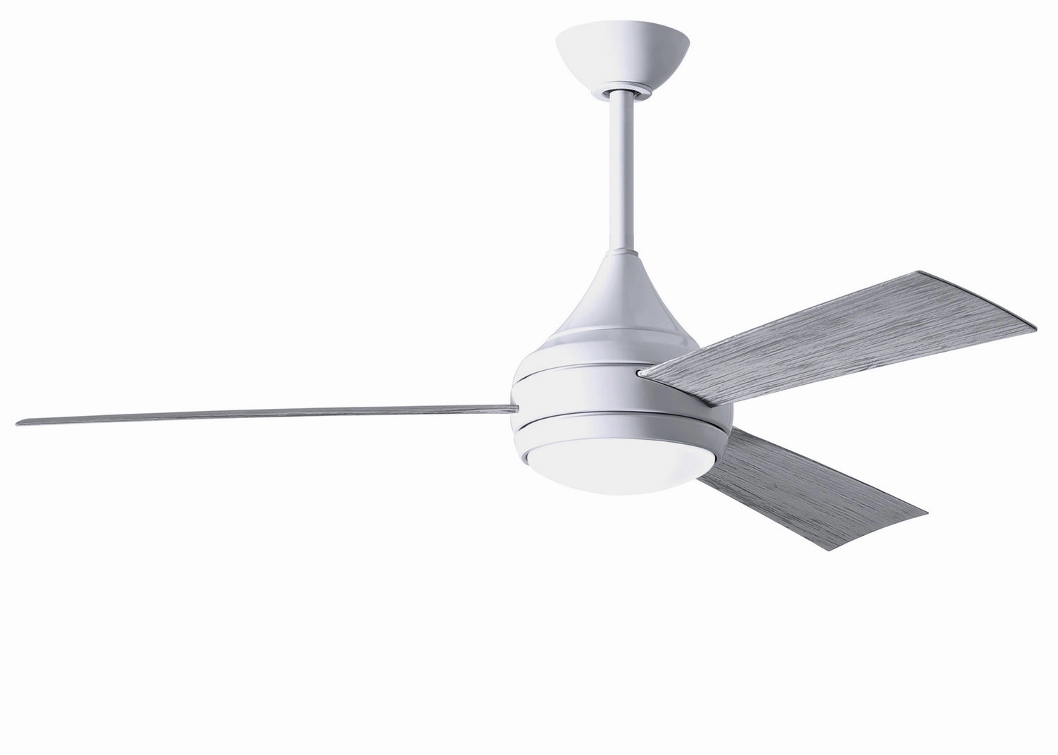 Donaire 52"Ceiling Fan Gloss White affordable medium fans for summer