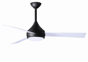 Donaire 52"Ceiling Fan Matte Black home cooling fans in medium size