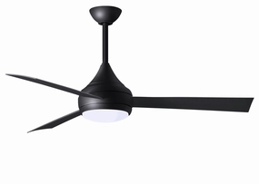 Donaire 52"Ceiling Fan Matte Black modern medium fans for everyday cooling