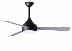 Donaire 52"Ceiling Fan Matte Black affordable medium fans for summer