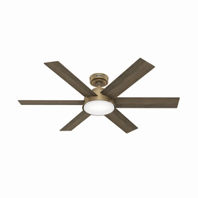 Donatella 52"Ceiling Fan Luxe Gold stylish medium fans for contemporary homes