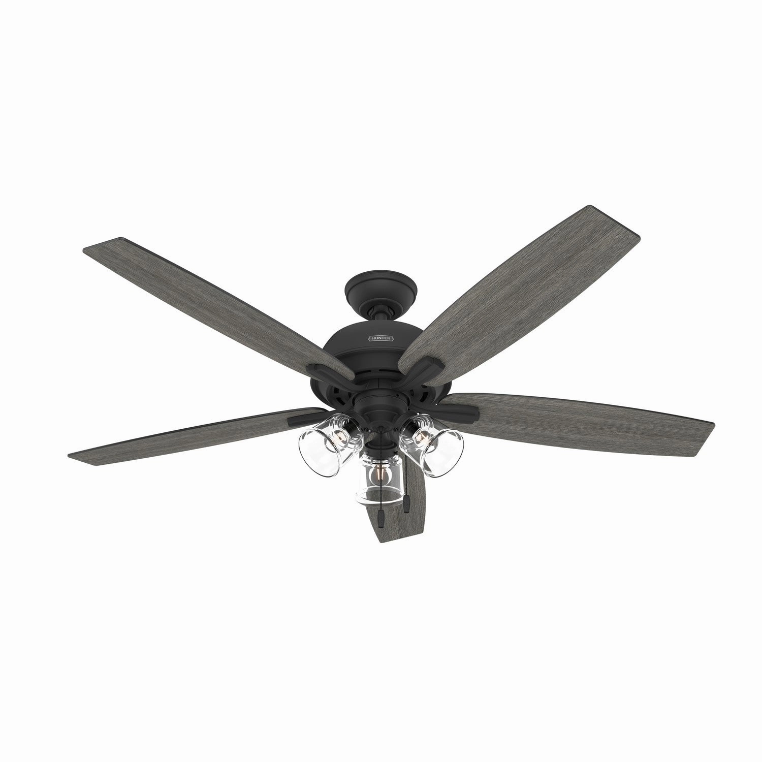 Dondra 60"Ceiling Fan Matte Black medium electric fans for multi-room use