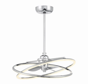 Dorado LED Fan D'Lier Polished Chrome best small fans for home and travel