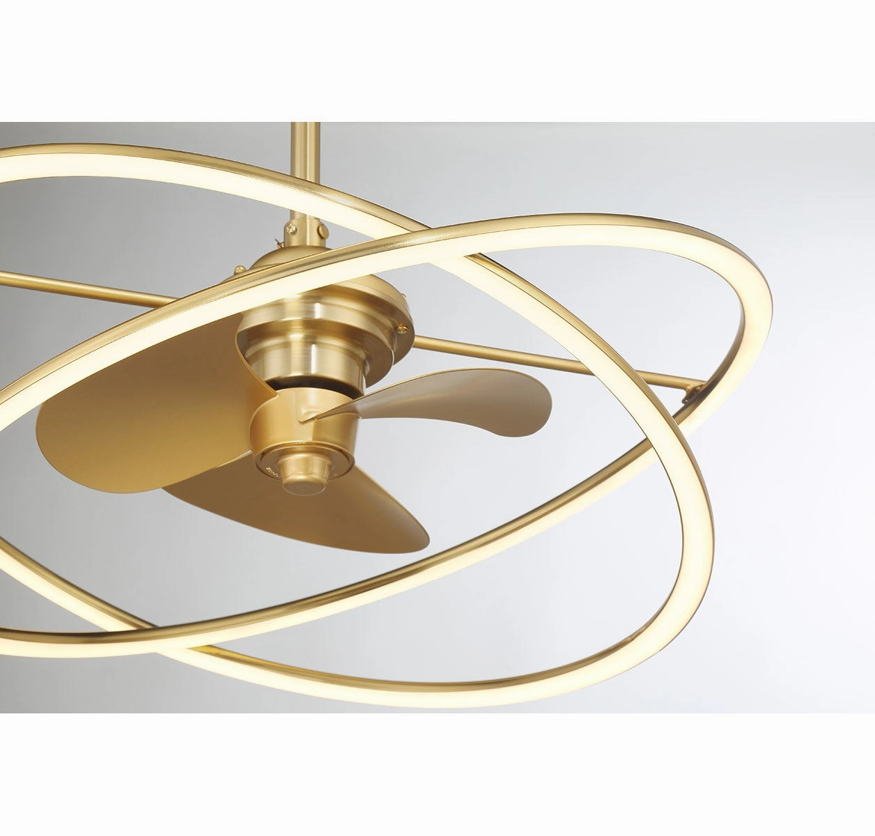 Dorado LED Fan D'Lier Warm Brass