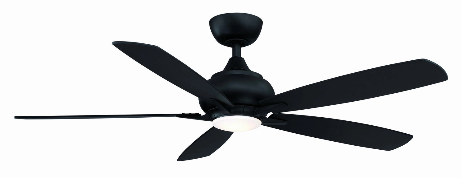 Doren 52"Ceiling Fan Black energy-efficient medium fans with remote