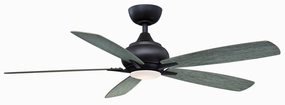 Doren 52"Ceiling Fan Matte Greige medium electric fans for multi-room use