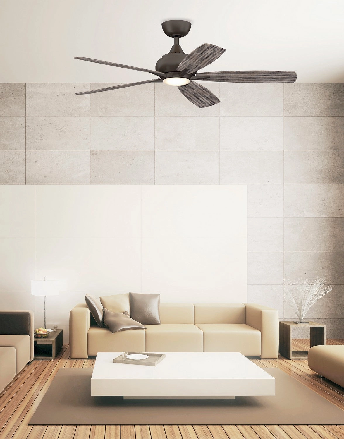 Doren 52"Ceiling Fan Matte Greige