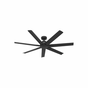 Downtown 60"Ceiling Fan Matte Black home cooling fans in medium size