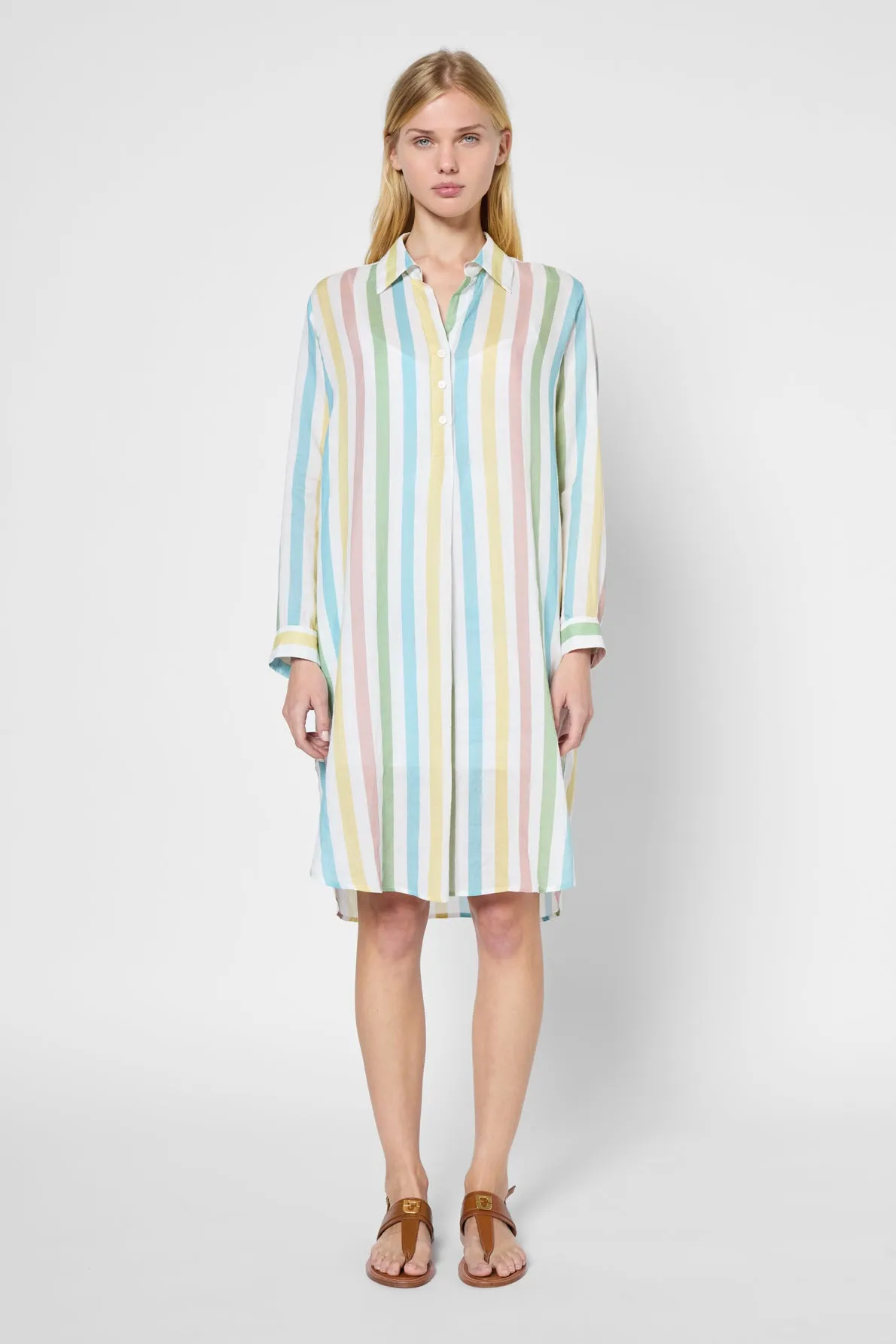 Dress Pinelopi Dbrc1b148 Ecru Clothing_Gerard-Darel
