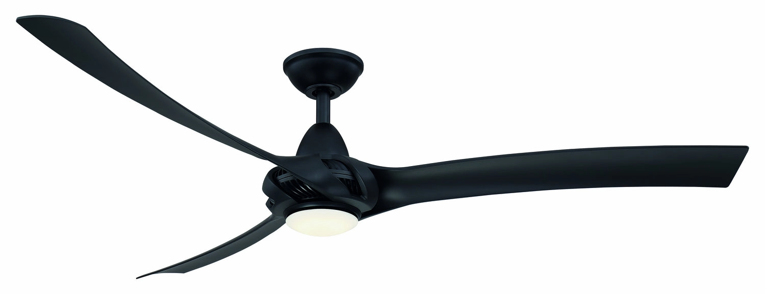 Droid XL 62"Ceiling Fan Matte Black versatile medium fans for any space