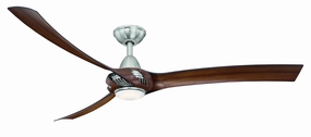 Droid XL 62"Ceiling Fan Nickel versatile medium fans for any space