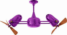 Duplo-Dinamico 36"Ceiling Fan Light Purple best small fans for home and travel