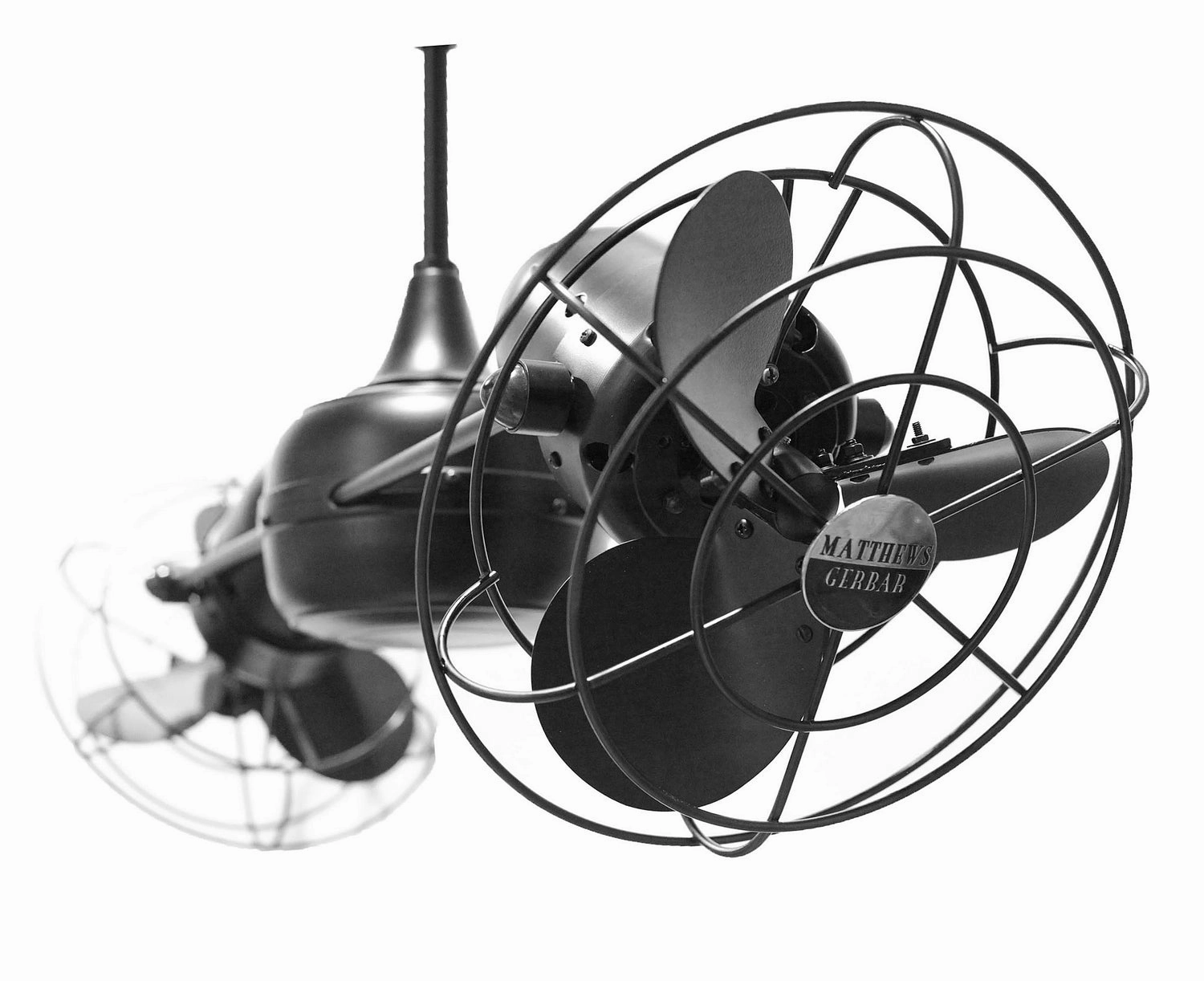 Duplo-Dinamico 36"Ceiling Fan Matte Black