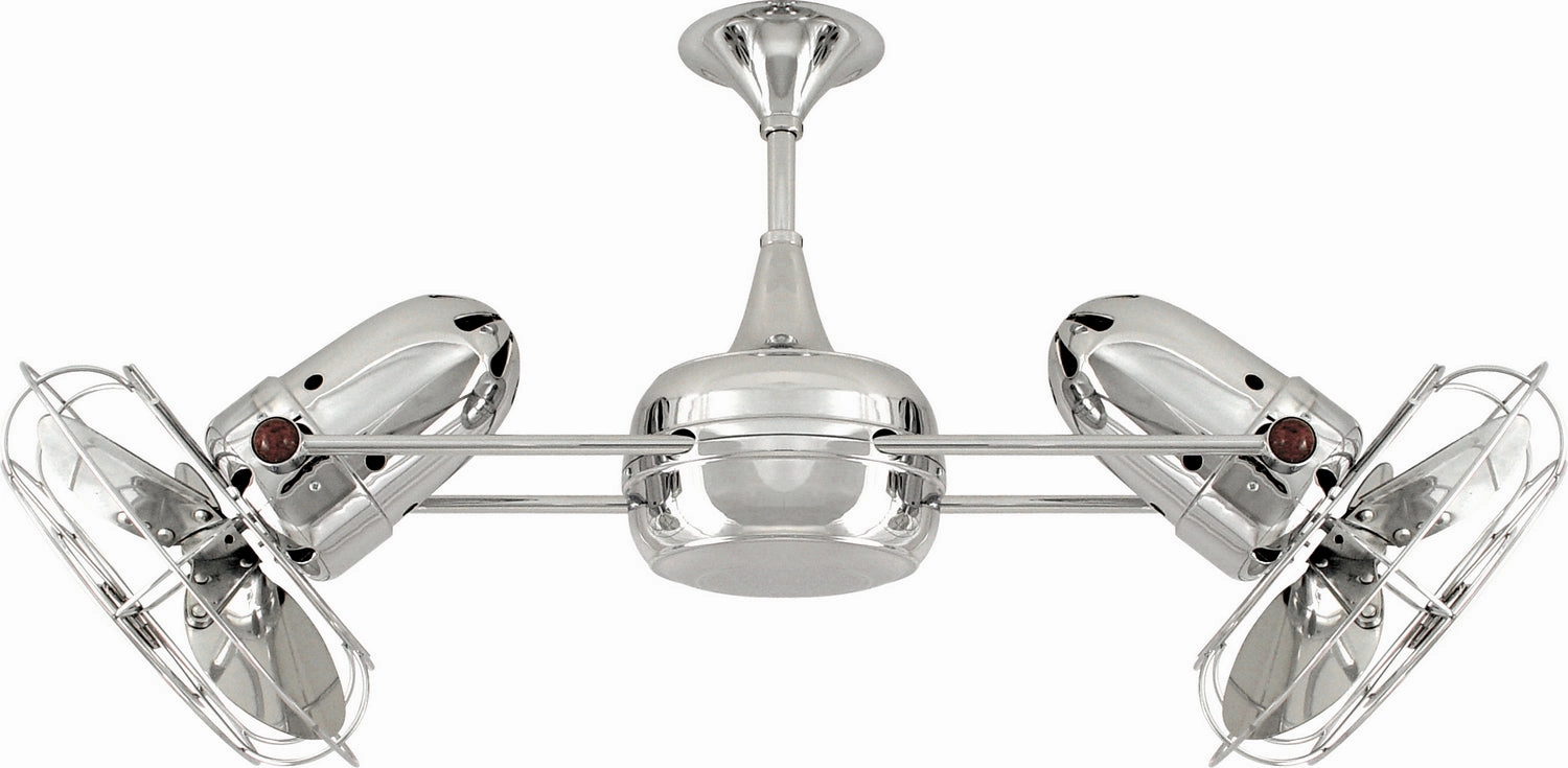 Duplo-Dinamico 36"Ceiling Fan Polished Chrome