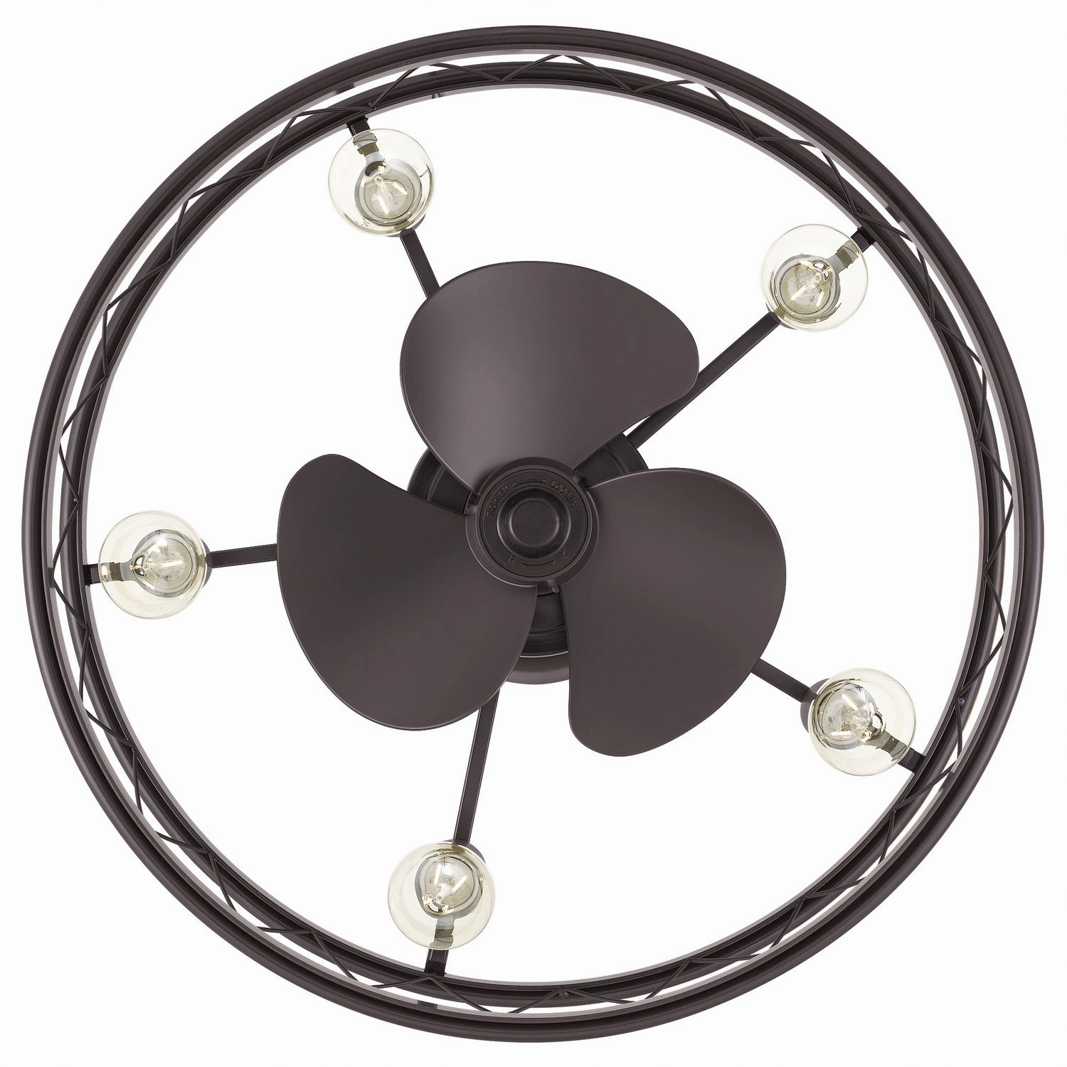 Dury Five Light Fandelier Palladian Bronze