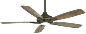 Dyno 52"Ceiling Fan Heirloom Bronze quiet medium fans for living room use