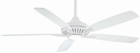 Dyno Xl 60"Ceiling Fan White portable medium fans with handle design