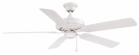 Edgewood 52 52"Ceiling Fan Matte White affordable medium fans for summer