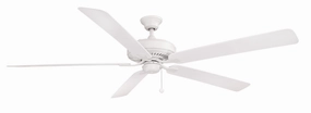 Edgewood 72 72"Ceiling Fan Matte White medium size fans for home ventilation