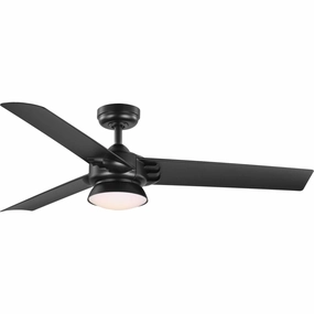 Edwidge 52"Ceiling Fan Matte Black medium electric fans for multi-room use