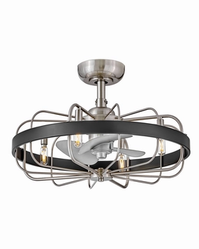 Eli 22" LED Fandelier Brushed Nickel decorative fandeliers with lights
