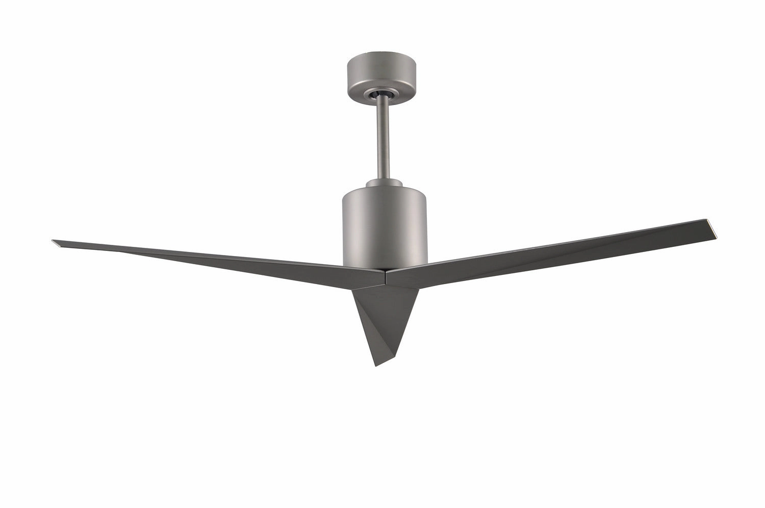 Eliza 56"Ceiling Fan Brushed Nickel quiet medium fans for living room use