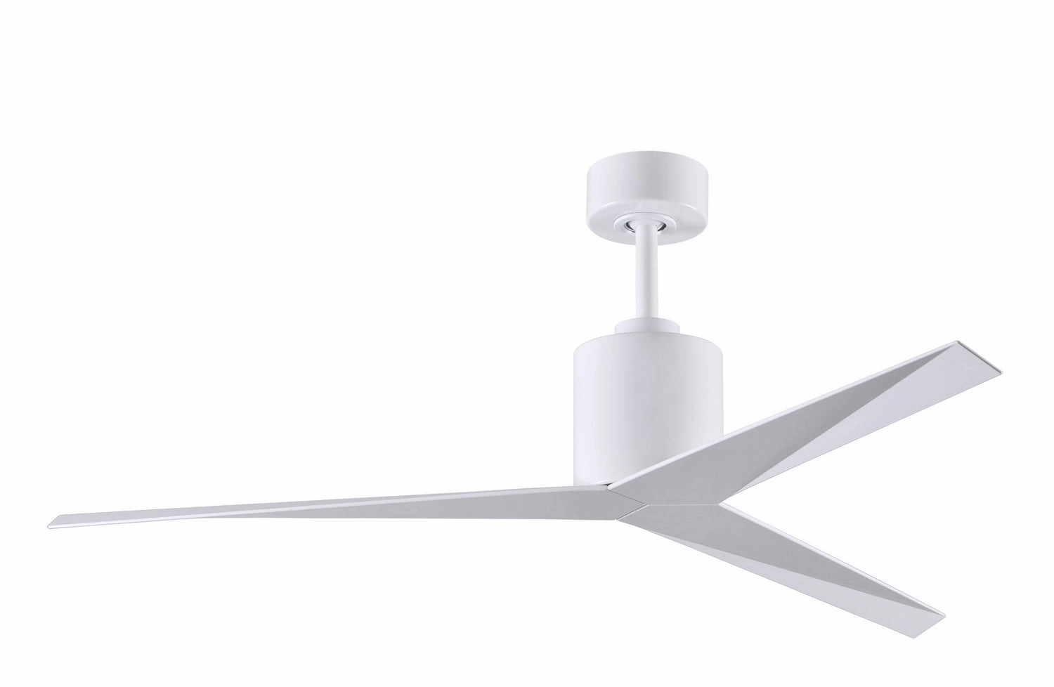 Eliza 56"Ceiling Fan Gloss White stylish medium fans for contemporary homes