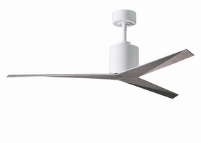 Eliza 56"Ceiling Fan Gloss White portable medium fans with handle design