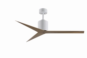 Eliza 56"Ceiling Fan Gloss White stylish medium fans for contemporary homes