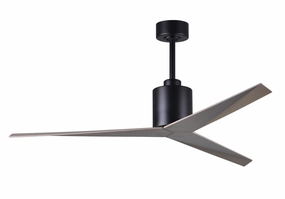 Eliza 56"Ceiling Fan Matte Black oscillating medium fans with strong airflow