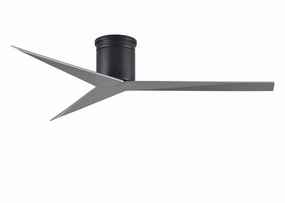 Eliza 56"Ceiling Fan Matte Black hugger fans for rooms with low ceilings