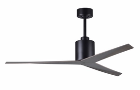 Eliza 56"Ceiling Fan Matte Black versatile medium fans for any space