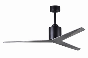 Eliza 56"Ceiling Fan Matte Black affordable medium fans for summer