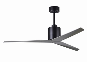 Eliza 56"Ceiling Fan Matte Black oscillating medium fans with strong airflow