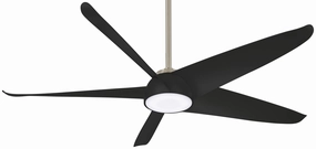 Ellipse 60"Ceiling Fan Brushed Nickel/Coal mini handheld fan for personal travel use