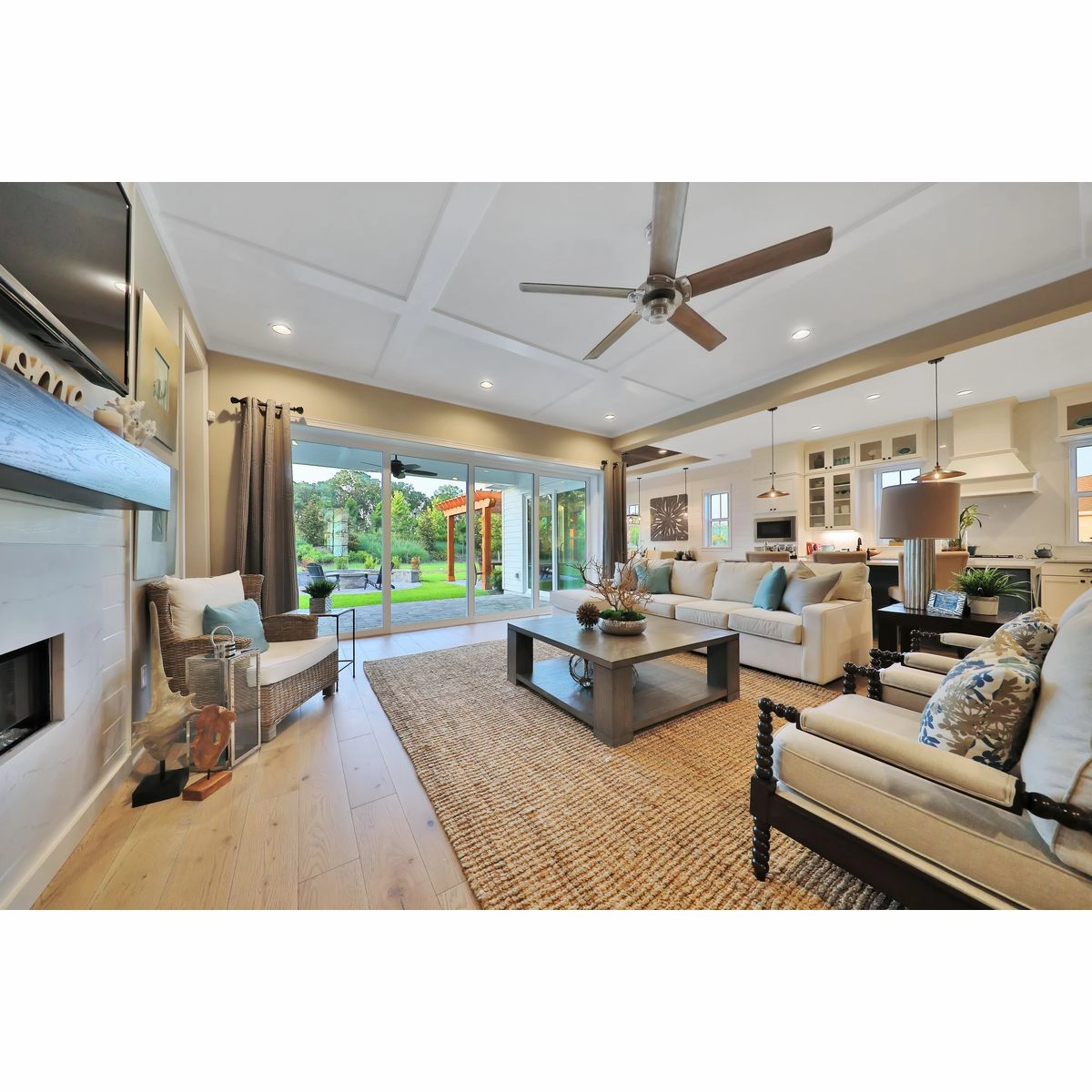 Ellwood 68"Ceiling Fan Brushed Nickel