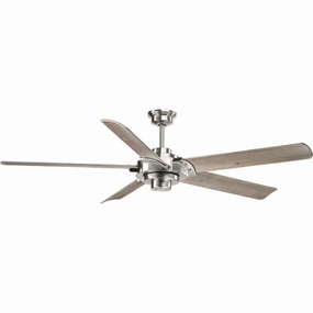 Ellwood 68"Ceiling Fan Brushed Nickel compact medium fans for desks and counters