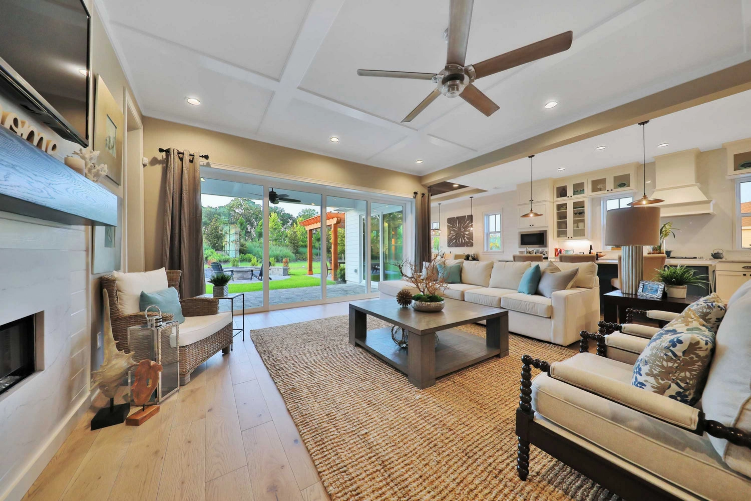 Ellwood 68"Ceiling Fan Brushed Nickel