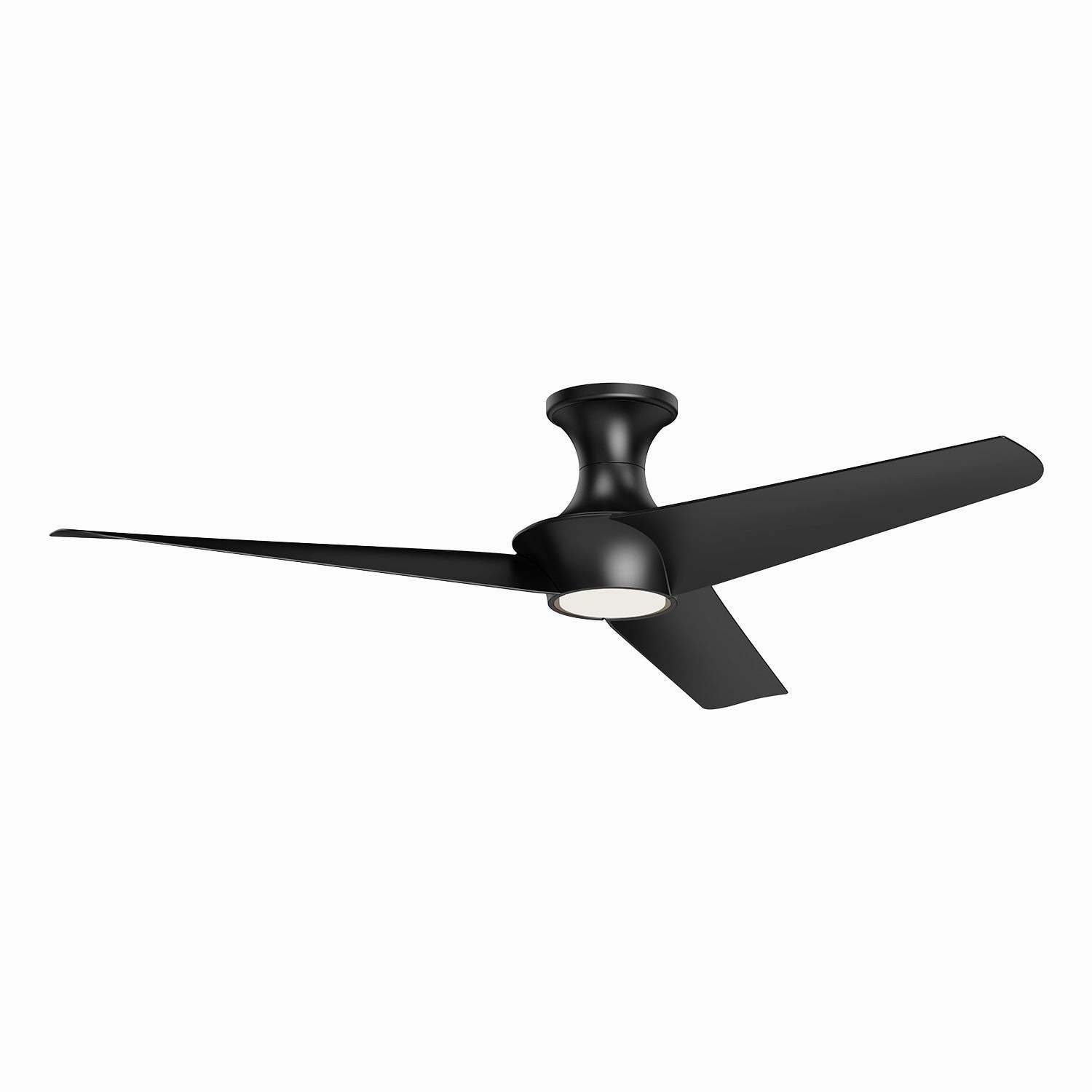 Emiko-H 56"Ceiling Fan Matte Black portable medium fans with handle design