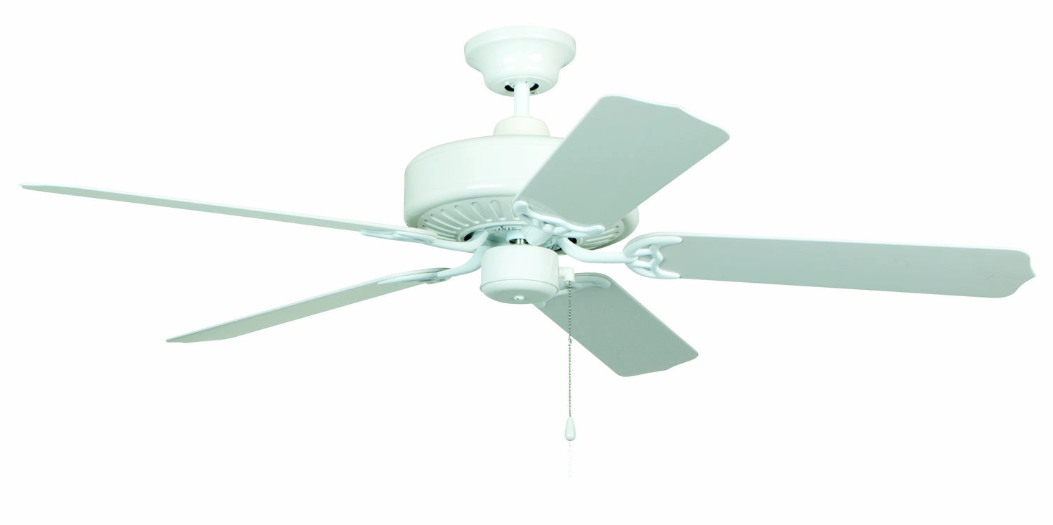 Enduro Plastic 52"Ceiling Fan White stylish medium fans for contemporary homes