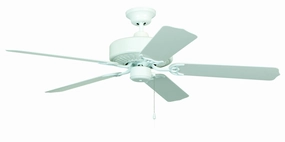 Enduro Plastic 52"Ceiling Fan White stylish medium fans for contemporary homes
