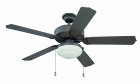Enduro Plastic with Light Kit 52"Ceiling Fan Espresso versatile medium fans for any space