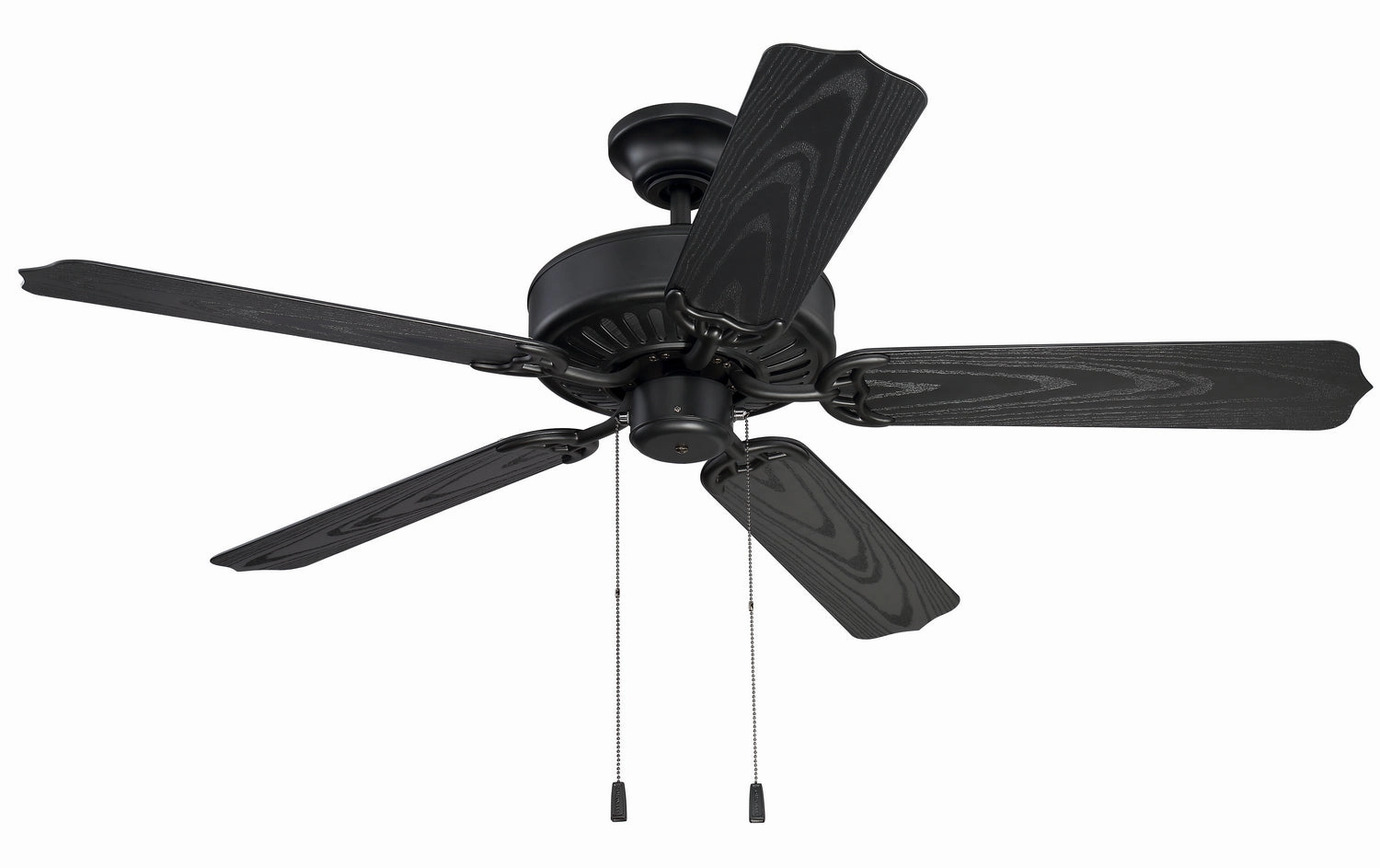 Enduro Plastic with Light Kit 52"Ceiling Fan Matte Black