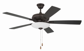 Eos 3 Light Bowl 52"Ceiling Fan Espresso mini handheld fan for personal travel use