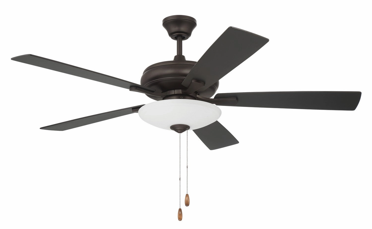 Eos 3 Light Bowl 52"Ceiling Fan Espresso mini handheld fan for personal travel use
