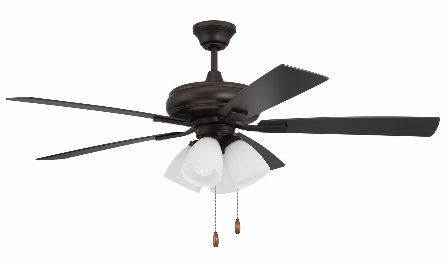 Eos Frost 4 Light 52"Ceiling Fan Espresso modern medium fans for everyday cooling